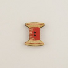 Bouton bobine - rouge